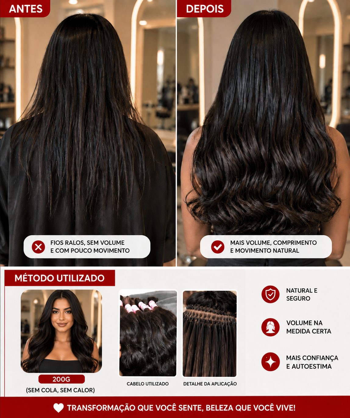 Mega Hair Nó Italiano